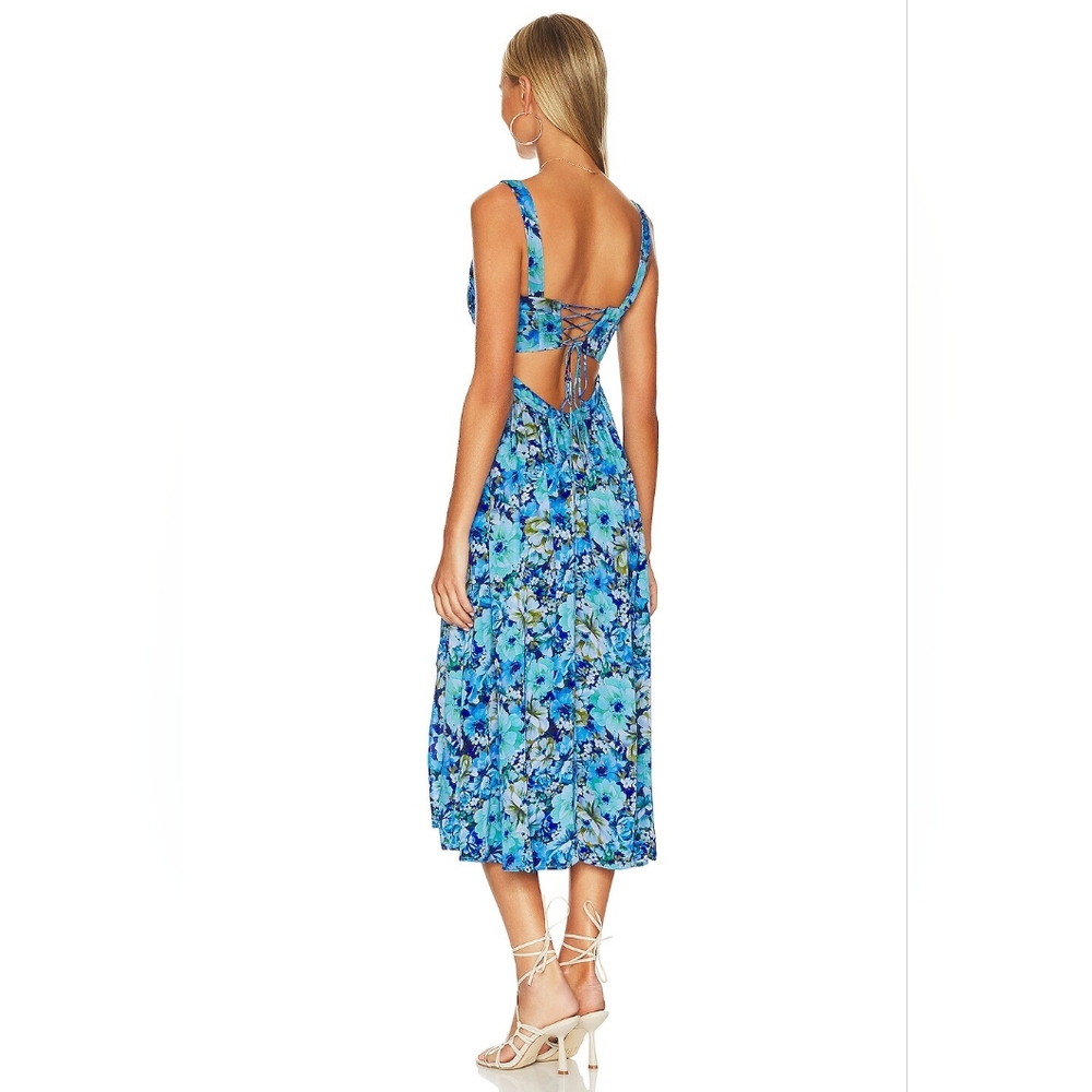 20. NWT FOR LOVE & LEMONS ASTOR MIDI DRESS - Picture 4 of 7